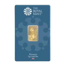 Sztabka The Royal Mint - Britannia 5 gramów Złota