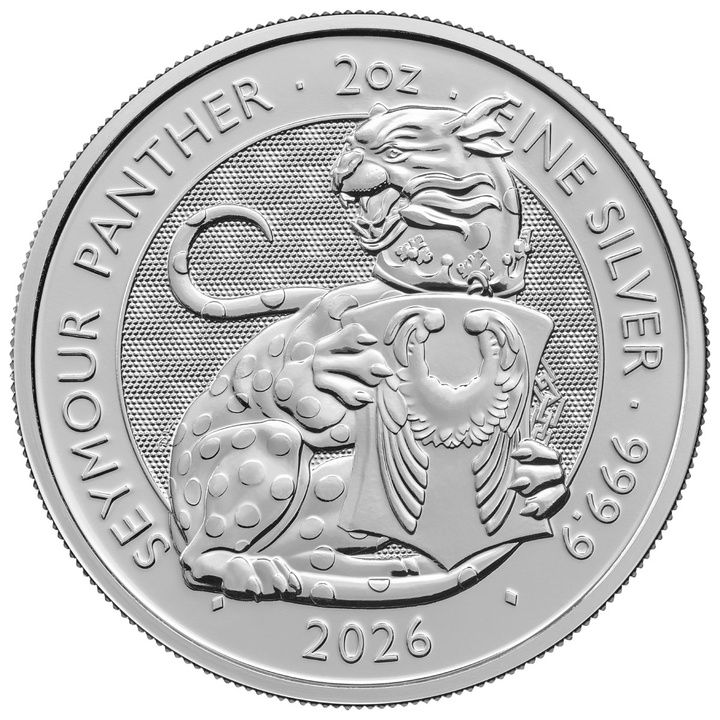 Srebrna Moneta The Royal Tudor Beasts: Seymour Panther 2 uncje Srebra 2026