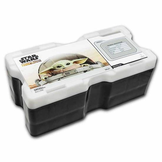 Originální Masterbox Star Wars - Grogu „Baby Yoda“ – na stříbrné 1 oz