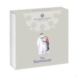 The Snowman coloré Argent 2021 Proof