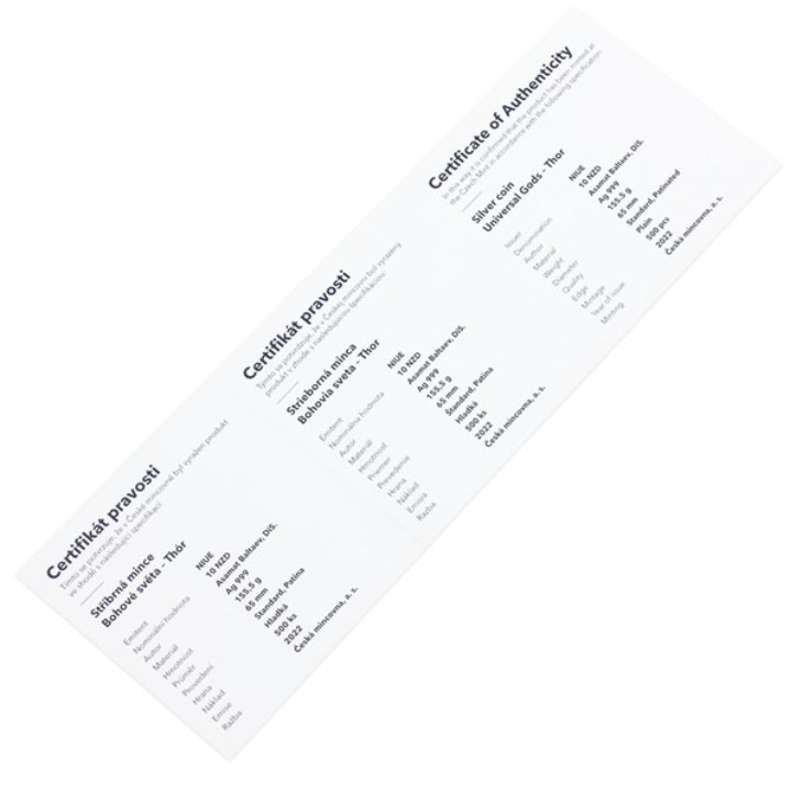 Niue: Universal Gods - Thor 5 oz Silver 2022