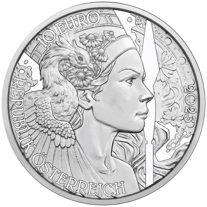 The Chamomile 10 Euro Silver 2023 Coin