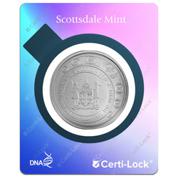 Fiyi: Unicornio "Azurea" coloreado 1 oz Plata 2024 Prooflike