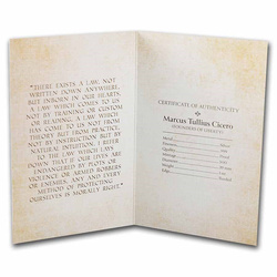 Zakladatelé svobody: Cicero – Keep & Bear Arms 1 unce stříbra Antique Coin