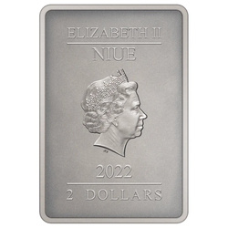 Niue: Star Wars The Mandalorian - The Mandalorian coloured 1 oz Silber 2022 Antiqued Finish