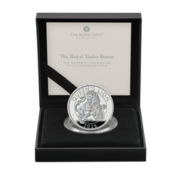 The Royal Tudor Beasts: León de la Reina 1 oz Plata 2026 Proof