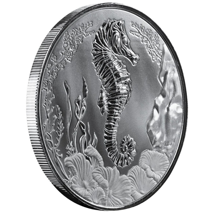 Samoa: Seahorse 1 uncja Srebra 2025