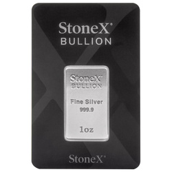 StoneX Bullion 1 uncia ezüstrud
