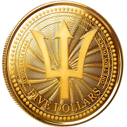 Barbados: Trident 1 uncja Złota 2023
