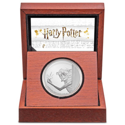 Niue : Harry Potter Classic - Dobby the House Elf 1 once d'argent 2021 Proof