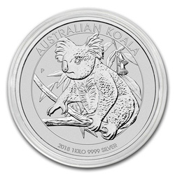Koala 1000 gramów srebra 2018