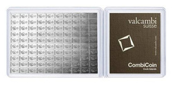 1 g Silberbarren/Silbermünze CombiCoin Valcambi 2012
