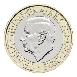 The 2025 United Kingdom Brilliant Uncirculated Definitive 8 Coins Coin Set 