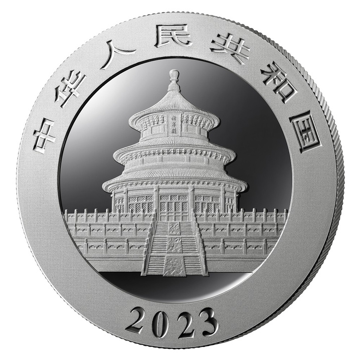Chińska Panda 30 gramów Srebra 2023