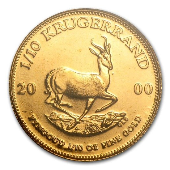 Krugerrand 1/10 unce zlata 2000