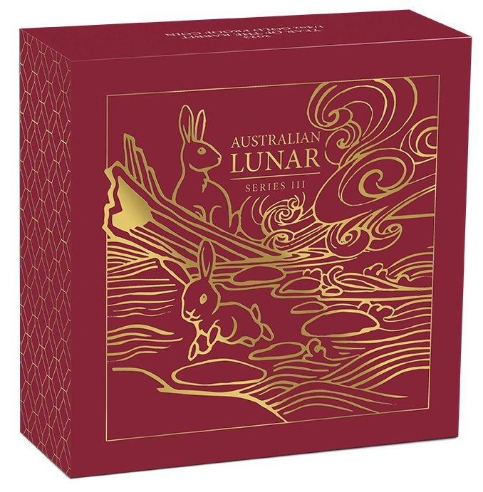 Perth Mint: Lunar III - Rok Królika 1/4 uncji Złota 2023 Proof