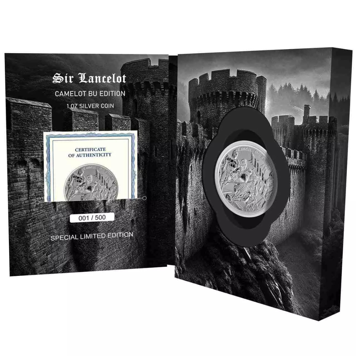Unce Niue: Camelot – Sir Lancelot 1 unce stříbra 2024 Matte Proof Special ...