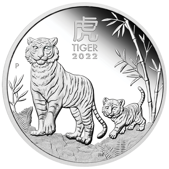 Lunar III: Año del Tigre - Cartera 3x1 oz Plata 2022