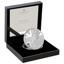 Mary Seacole 5 lire sterline argint 2023 Proof