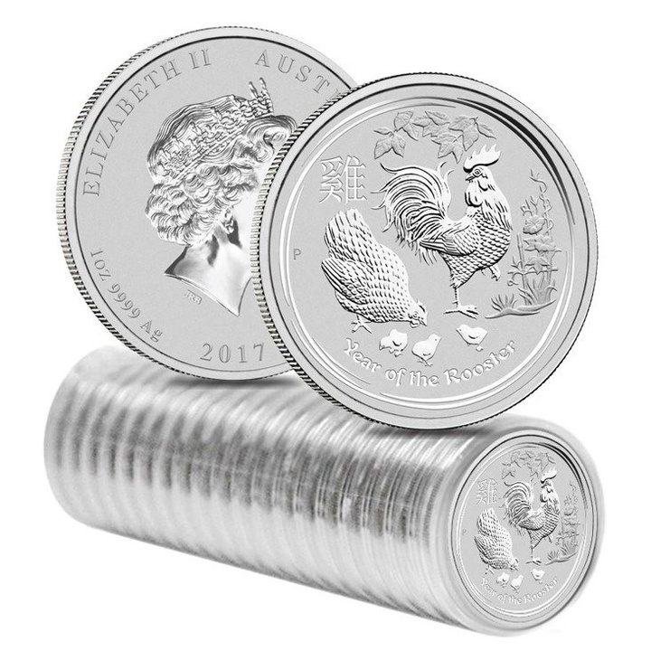 Lunar II: Año del Gallo 1 oz Plata 2017
