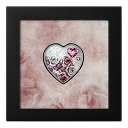 Isole Cook: Amore brillante - Rose colorato $5 Argento 2024 Proof