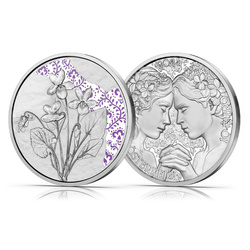 The Violet colorée 10 euros en argent 2024 Proof
