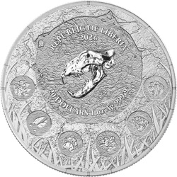 Germania Mint: Megafauna - Lew Jaskiniowy 1 uncja Srebra 2026