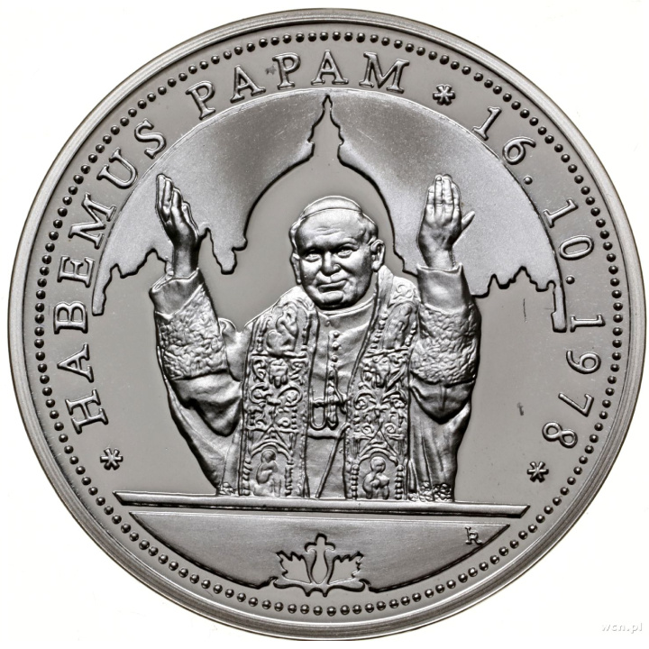 Médaille Jean-Paul II - Habemus Papam 16 octobre 1978 Argent Proof