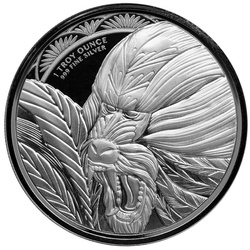 Camerún: Mandrill 1 oz Plata 2022