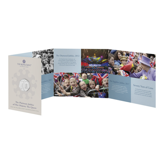 The Platinum Jubilee of Her Majesty The Queen Miedzionikiel 50p 2022