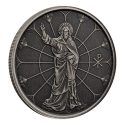 Samoa: Light of Christ 1 oz Silver 2022 Antique Coin