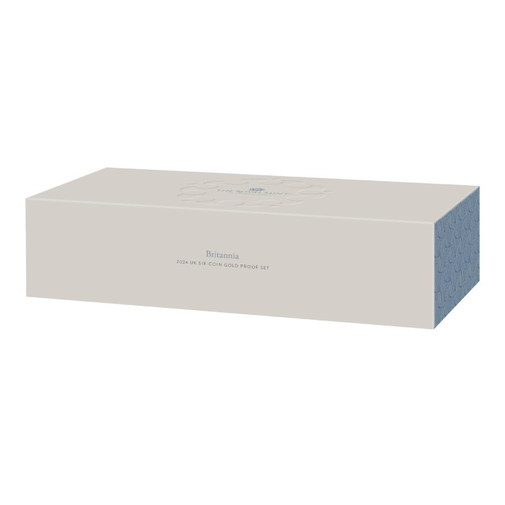Set di 6 monete Premium Britannia Oro 2024 Proof