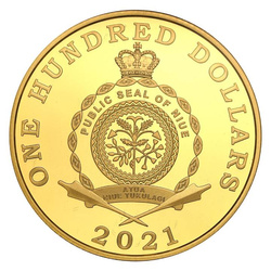Niue: Verfassung vom 3. Mai 1 Unze Gold 2021 Polierte Platte