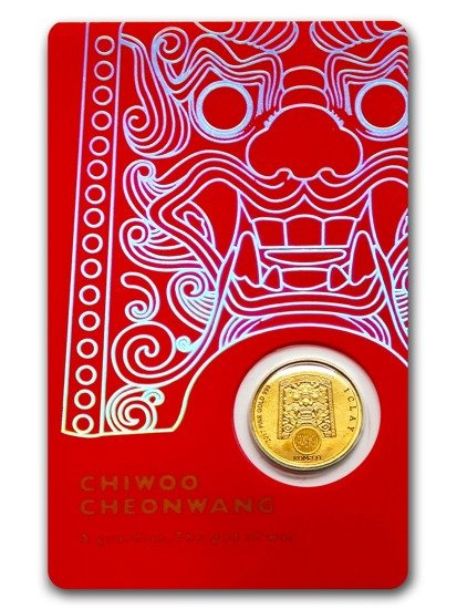 Chiwoo Cheonwang 1/10 oz Gold 2017 (Red)