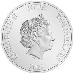 Niue : Star Wars - Sandcrawler coloré 5 onces d'argent 2022 Proof