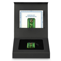 Lingotto Asturmint: The Deadly Seven Sins - Envy colorato 2 once d'argento 2024 Antique Finish