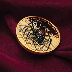 Gold Coin The Jewelled Redback Spider 2 oz Gold 2026 Diamond Proof