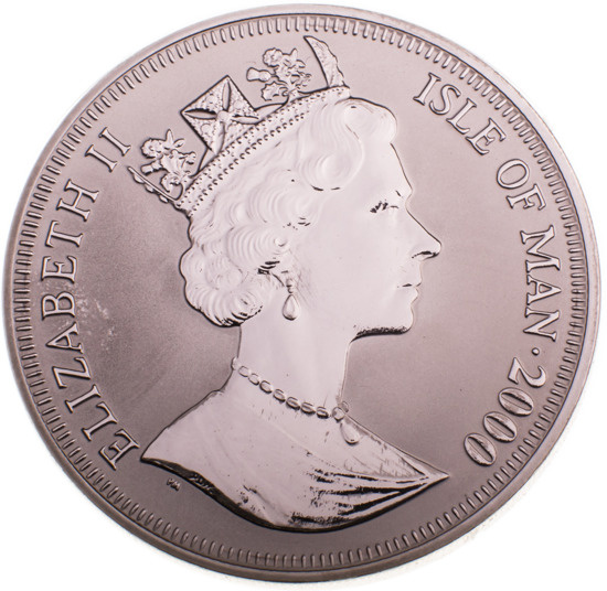 Isle of Man: 3-Coin Set Millennium 2000
