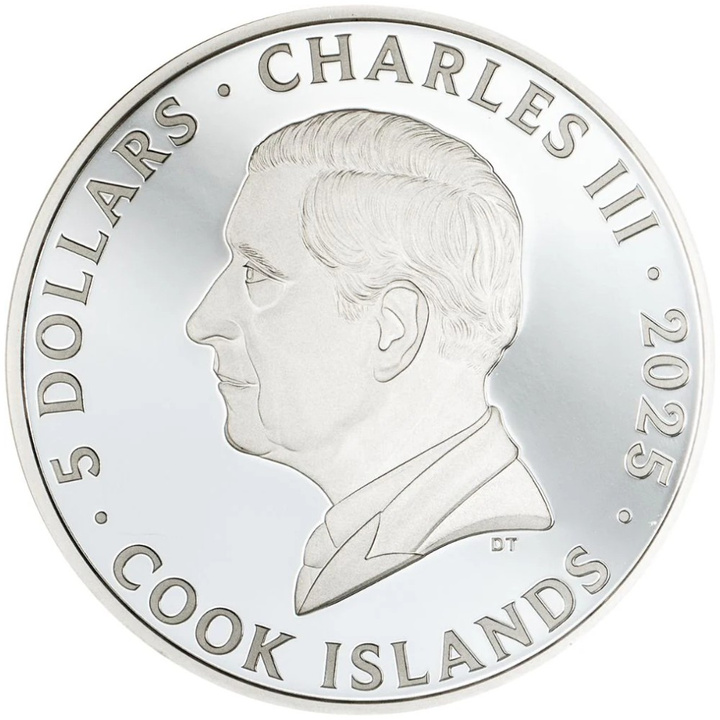 Islas Cook: Seven Deadly Sins – Wrath coloreado 1 oz Plata 2025 Proof