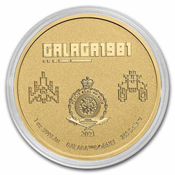 Niue: Galaga - 40th Anniversary 1 oz Gold 2021 