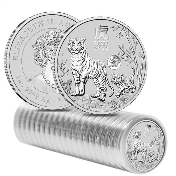 Lunar III: Year of the Tiger 1 oz Silber 2022 Dragon Privy Mark