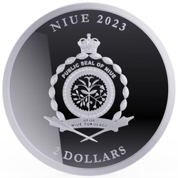 Niue: Vivat Humanitas 1 uncja Srebra 2023 Proof