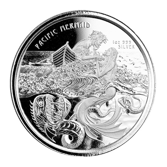 Samoa: Sirena del Pacífico 1 oz Plata 2021
