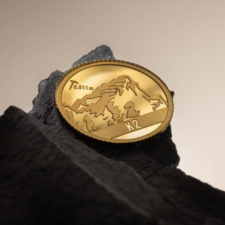 Cook Islands: Peaks - K2 0,5 grama Złota 2024 Proof