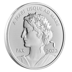 Kanada: Mírový dolar 1 unce stříbra 2022 Proof Ultra High Relief Coin