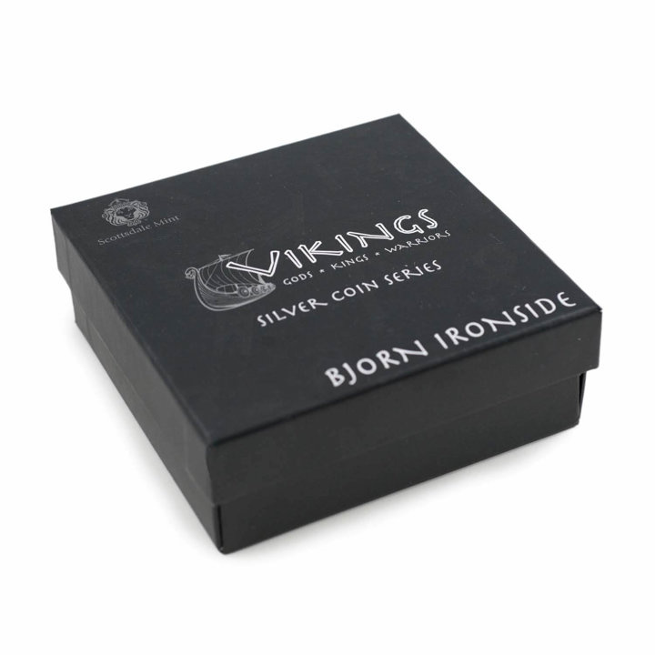 Niue: Vikingek – Bjorn Ironside 2 uncia ezüst 2016 Proof antikolt érme