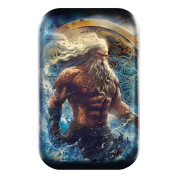 Germania Mint: Gods - Njörðr coloured 2 oz Silver 2025 Bar Antique Finish