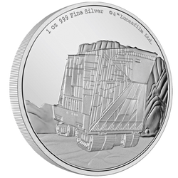 Niue: Star Wars - Sandcrawler 1 oz Silver 2022 Proof