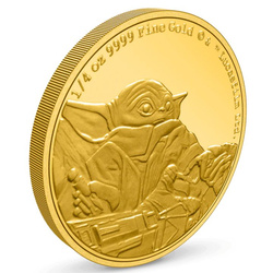 Niue : Star Wars The Mandalorian – Grogu 1/4 once d'or 2022 Proof
