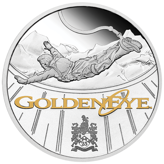 Tuvalu: James Bond 007 GoldenEye 1 oncia d'argento 2020